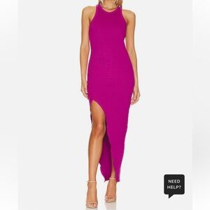 Lanston Asymmetrical midi dress